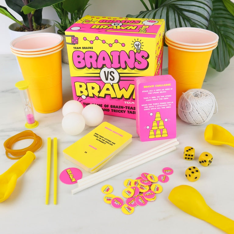 Gift Republic Kartenspiel – Brains vs. Brawn