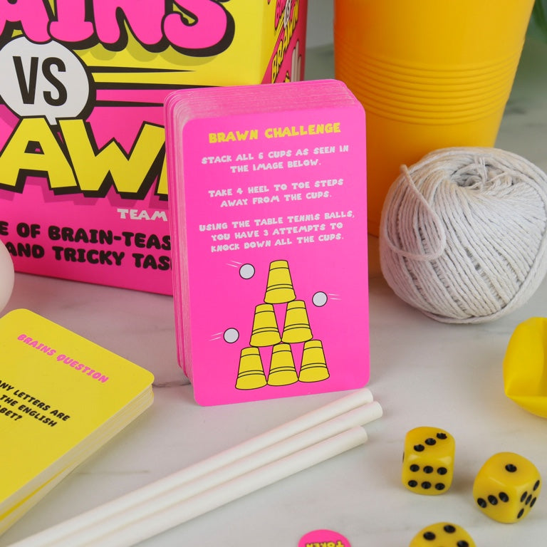 Gift Republic Kartenspiel – Brains vs. Brawn