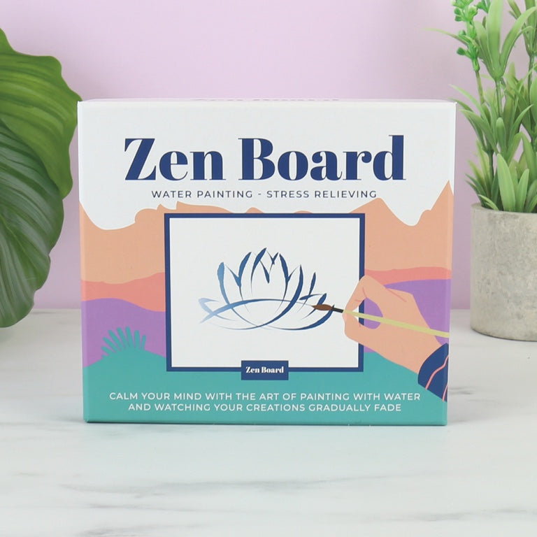 Gift Republic DIY-Kit – Zen Board-Wassermalerei