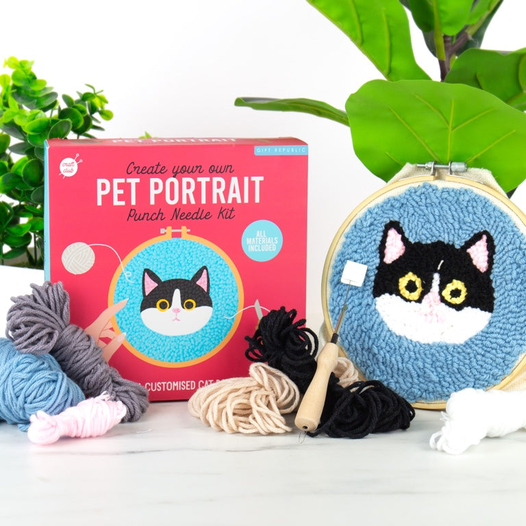 Gift Republic DIY kit - Cat Punch Needle