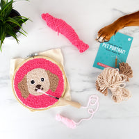 Gift Republic DIY kit - Honden Punch Needle