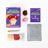 Gift Republic DIY kit - Paddenstoel Viltset met Naaldvilten