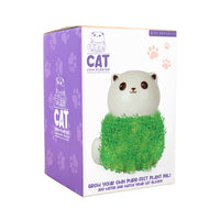 Gift Republic Plantenpot met chiazaden - Kat