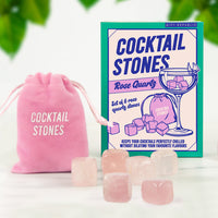 Gift Republic Cocktailstenen - Rozenkwarts