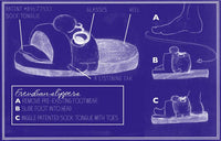 UPG Pantoffels Large - Freudian