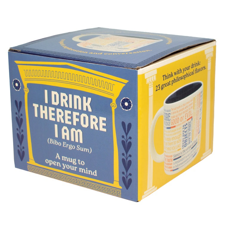 UPG Mok - I Drink Therefore I Am (Philosophy) Quote