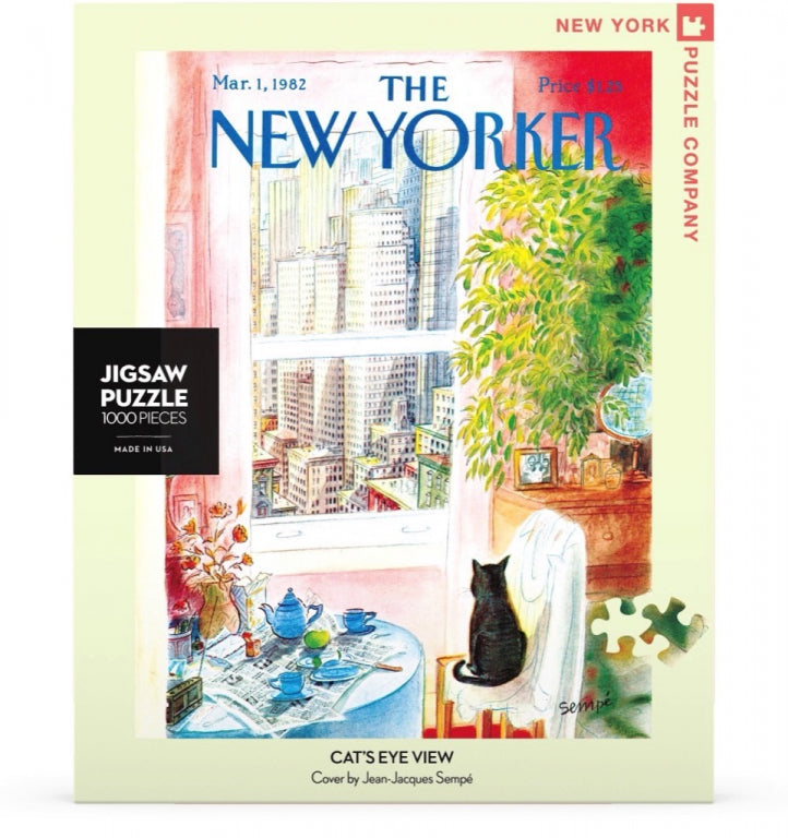New York Puzzle Company Puzzel Kattenoogperspectief - 1000 stukjes