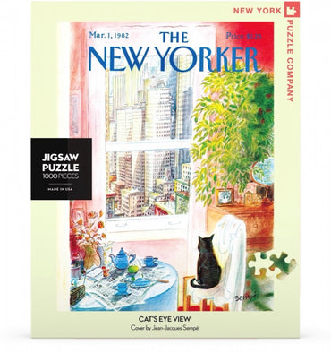 New York Puzzle Company Puzzel Kattenoogperspectief - 1000 stukjes