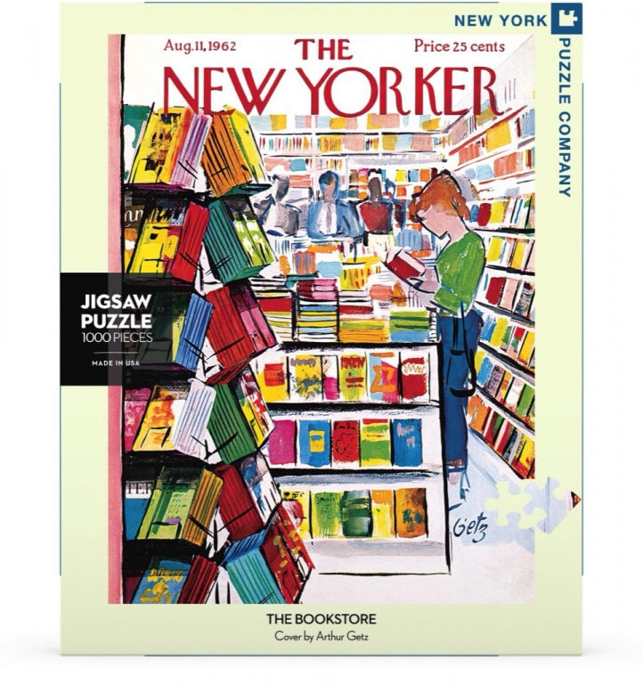 New York Puzzle Company Puzzle The Bookstore - 1000 pieces