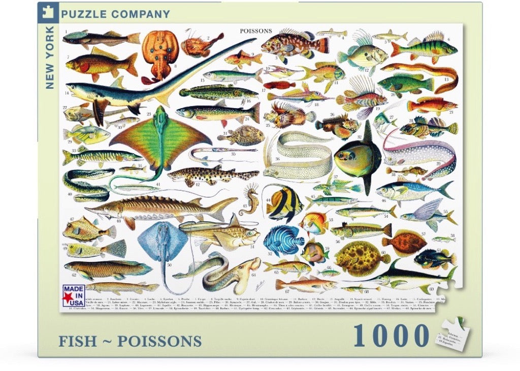 New York Puzzle Company Puzzle Fisch 1000 Teile