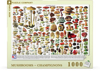 New York Puzzle Company Puzzel Paddenstoelen ~ Champignons - 1000 stukjes