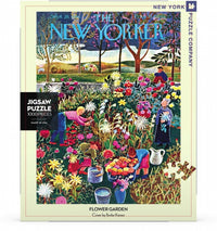 New York Puzzle Company Bloementuin - 1000 stukjes