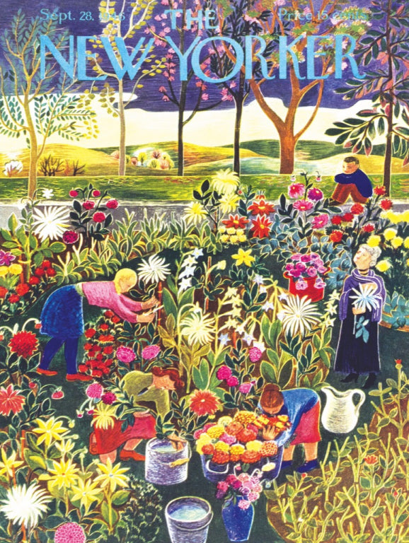 New York Puzzle Company Bloementuin - 1000 stukjes