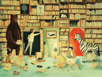 New York Puzzle Company Puzzle Die Bibliothek - 1000 Teile