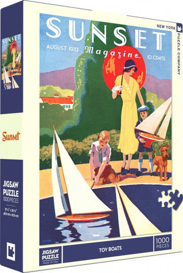 New York Puzzle Company Puzzle Spielzeugboote – 1000 Teile