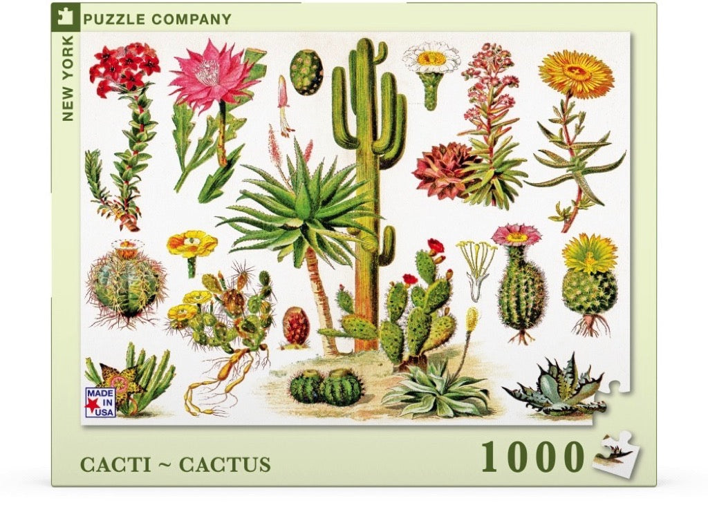 New York Puzzle Company Puzzle Cacti ~ Cactus - 1000 pieces