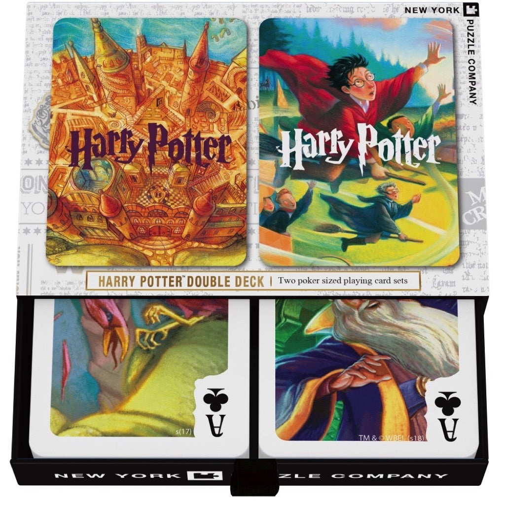 New York Puzzle Company Harry Potter speelkaarten dubbelset