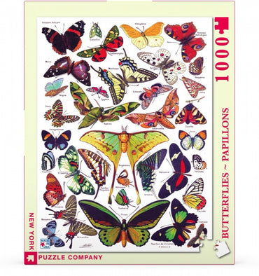 New York Puzzle Company Puzzel Butterflies~Papillons - 1000 stukjes