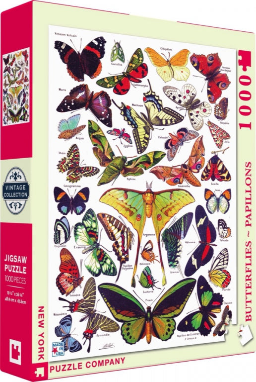 New York Puzzle Company Puzzel Butterflies~Papillons - 1000 stukjes