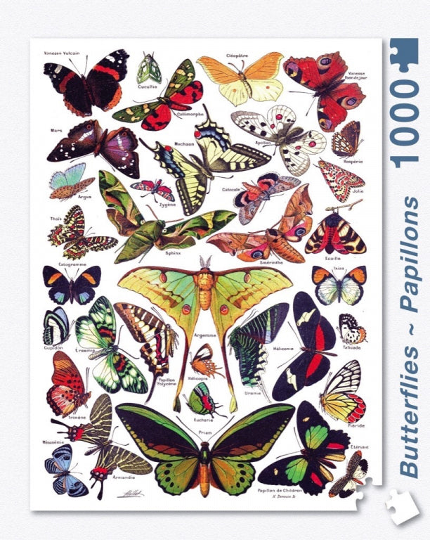 New York Puzzle Company Puzzel Butterflies~Papillons - 1000 stukjes