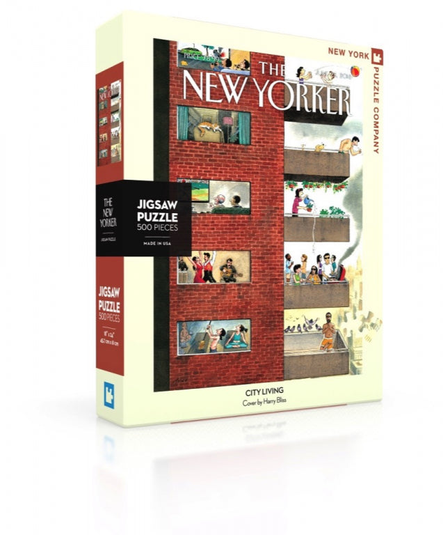 New York Puzzle Company Puzzel Stadswoning - 500 stukjes