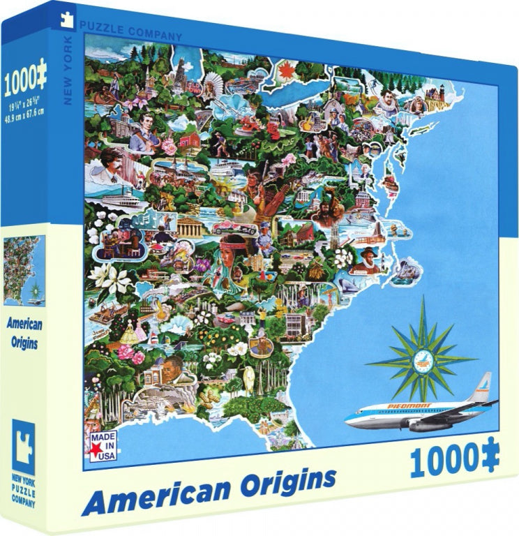 New York Puzzle Company Puzzle mit amerikanischem Ursprung – 1000 Teile