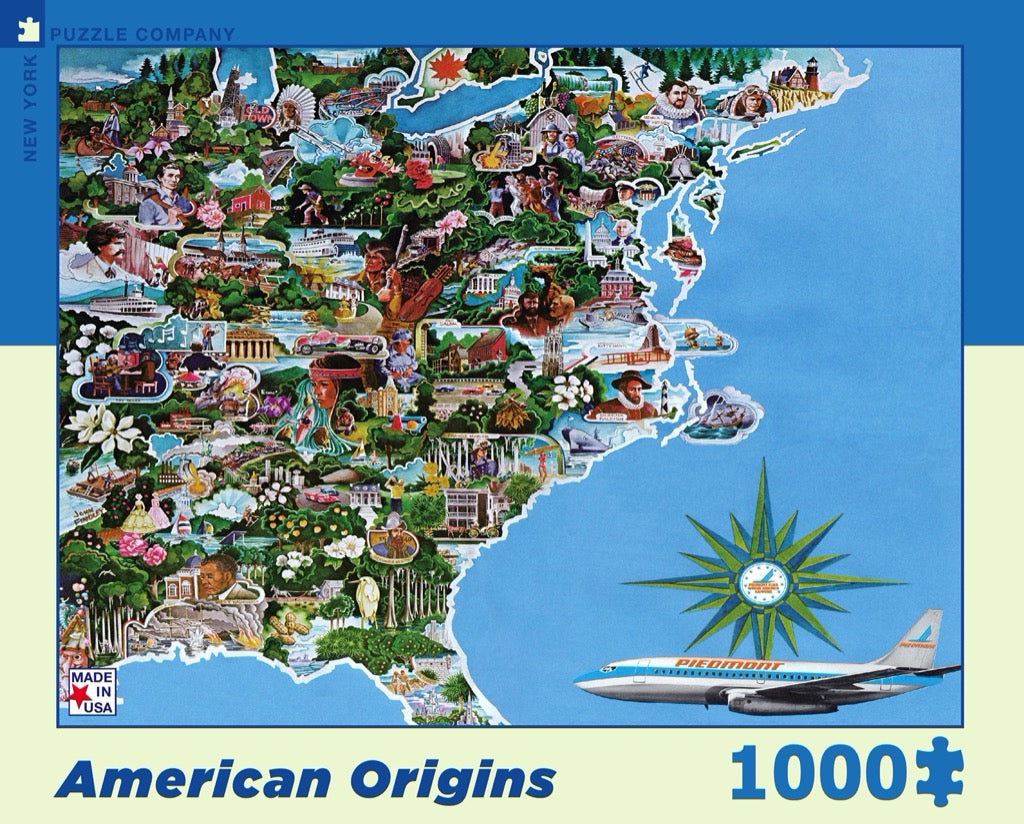 New York Puzzle Company Puzzle mit amerikanischem Ursprung – 1000 Teile