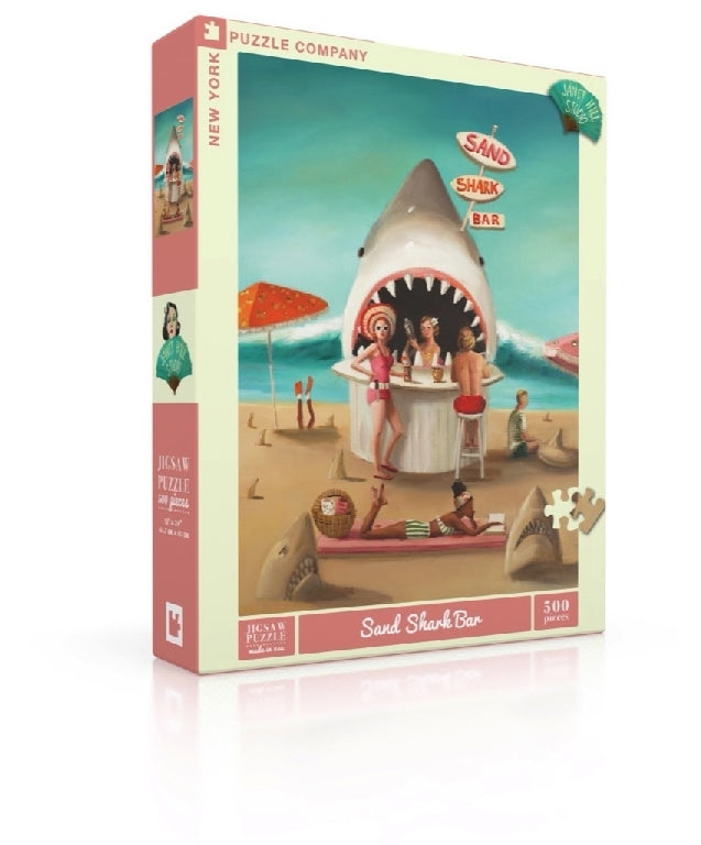 New York Puzzle Company Puzzle Sand Shark Bar - 500 pieces