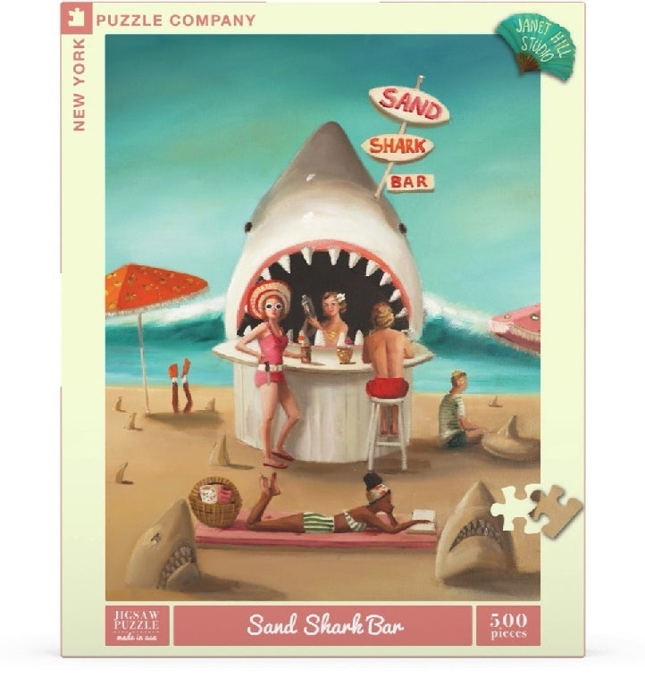 New York Puzzle Company Puzzle Sand Shark Bar - 500 pieces