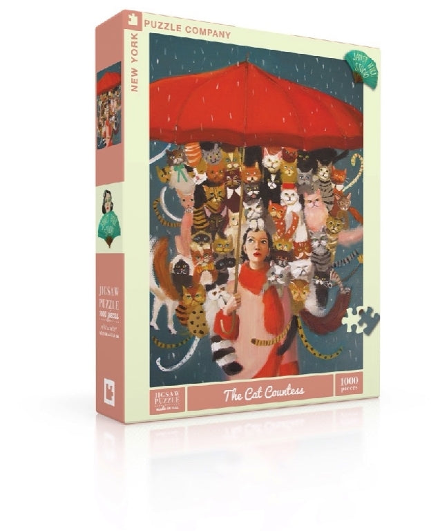 New York Puzzle Company Puzzel De Katten Gravin - 1000 stukjes