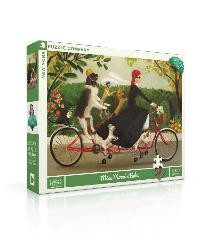 New York Puzzle Company Puzzel Miss Moon's Bike - 1000 stukjes