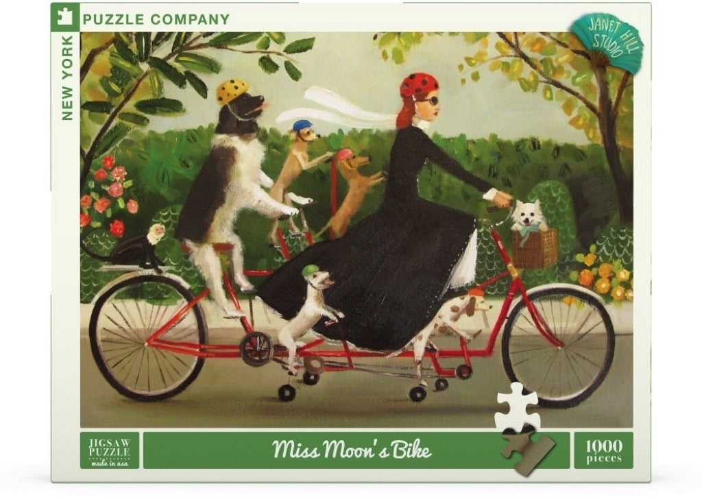 New York Puzzle Company Puzzel Miss Moon's Bike - 1000 stukjes