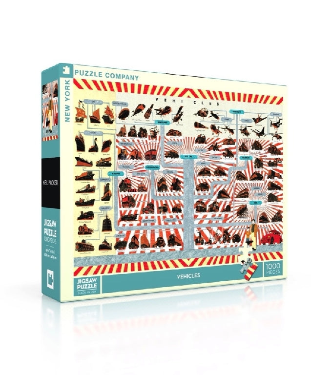 New York Puzzle Company Puzzel Voertuigen - 1000 stuks