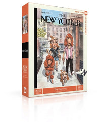 New York Puzzle Company Puzzel Hond Ontmoet Hond - 1000 stuks