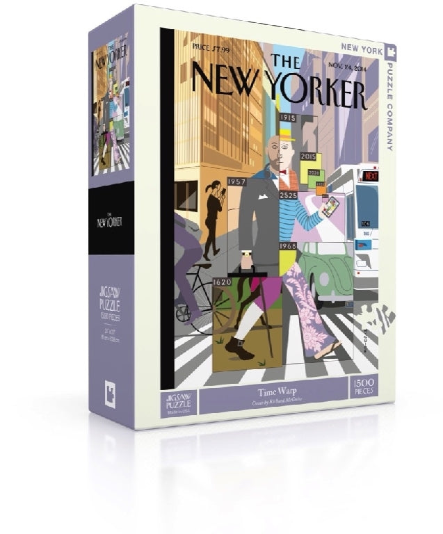 New York Puzzle Company Zeitreise-Puzzle – 1500 Teile