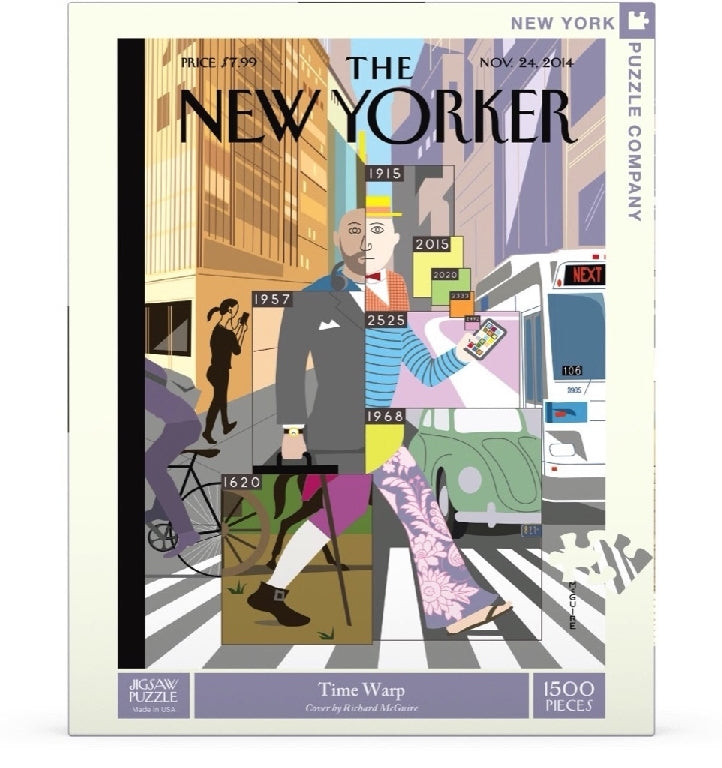 New York Puzzle Company Zeitreise-Puzzle – 1500 Teile