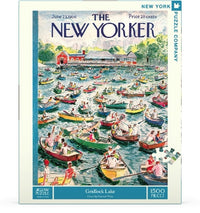 New York Puzzle Company Gridlock Lake Jigsaw Puzzle - 1500 Pieces
