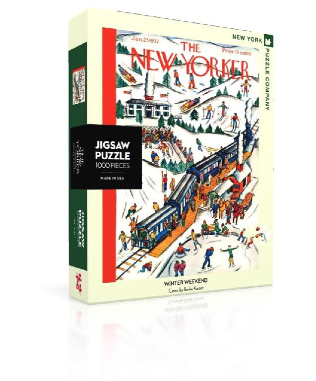 New York Puzzle Company Puzzel Winter Weekend - 1000 stukjes