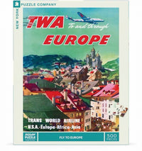 New York Puzzle Company Puzzle Fliegen Sie nach Europa - 500 Teile