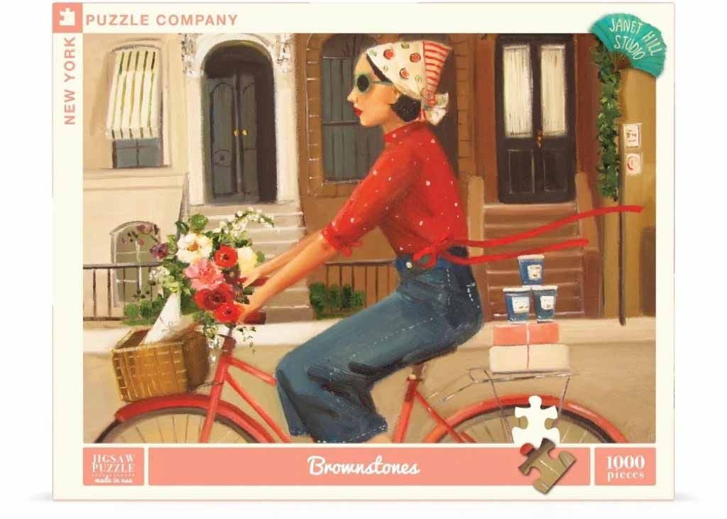 New York Puzzle Company Puzzle Brownstones - 1000 Teile