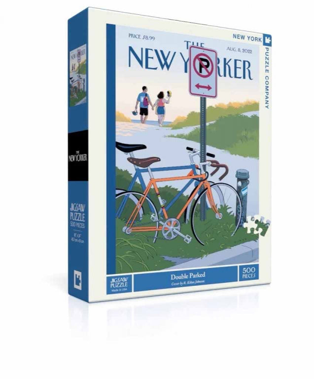 New York Puzzle Company Doppelt geparktes Puzzle – 500 Teile