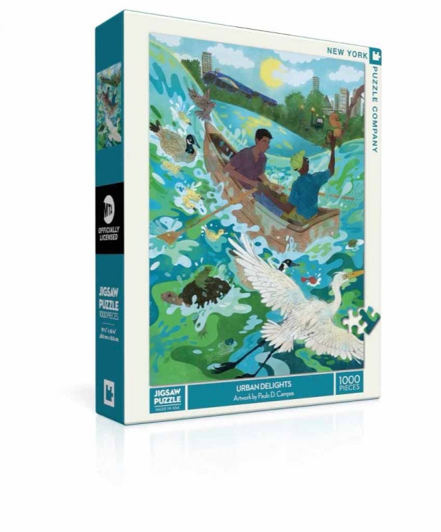 New York Puzzle Company Puzzel Stadsverrassingen - 1000 stukjes