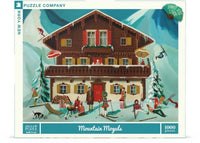 New York Puzzle Company Puzzel Mountain Moguls - 1000 stukjes