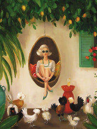 New York Puzzle Company Extraordinary Chickens Puzzle - 500 pieces