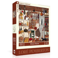 New York Puzzle Company Puzzel Winter Stores - 500 pieces