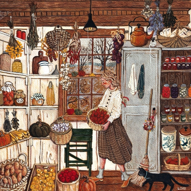 New York Puzzle Company Puzzel Winter Stores - 500 pieces