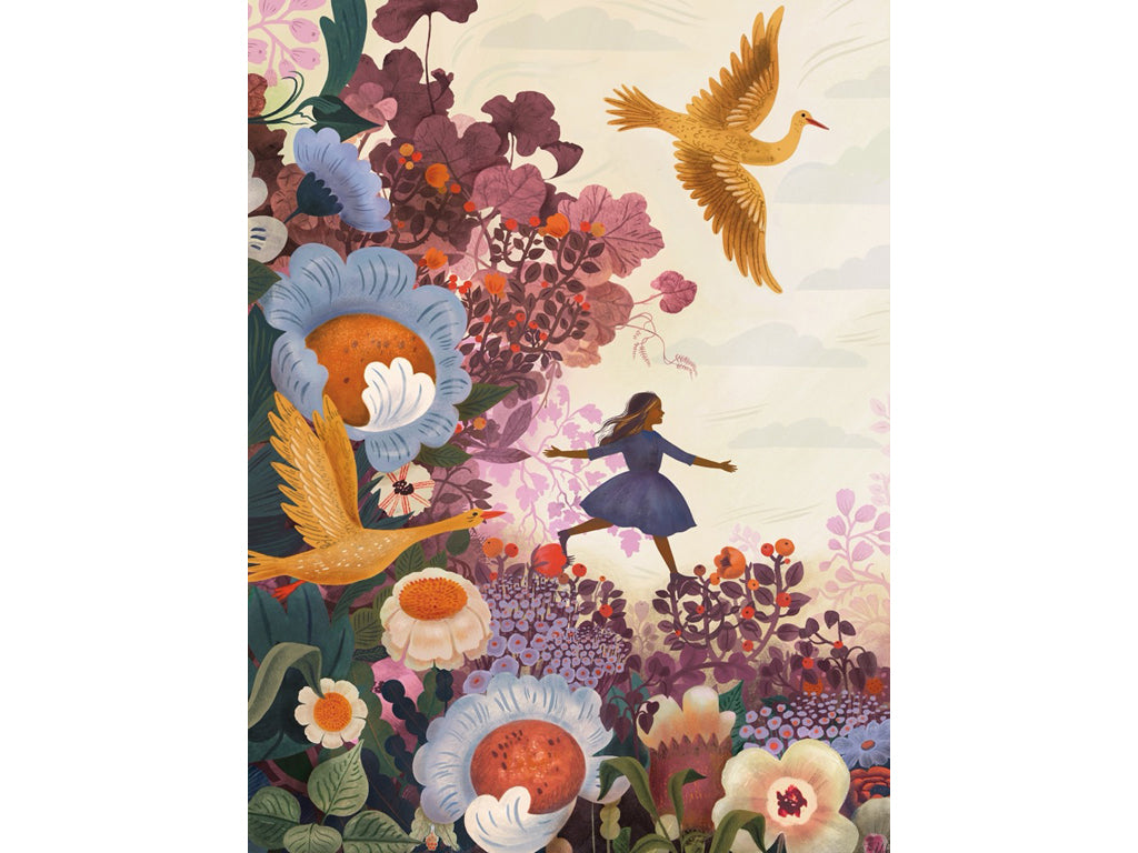 New York Puzzle Company Puzzel Among Flowers - 500 pieces