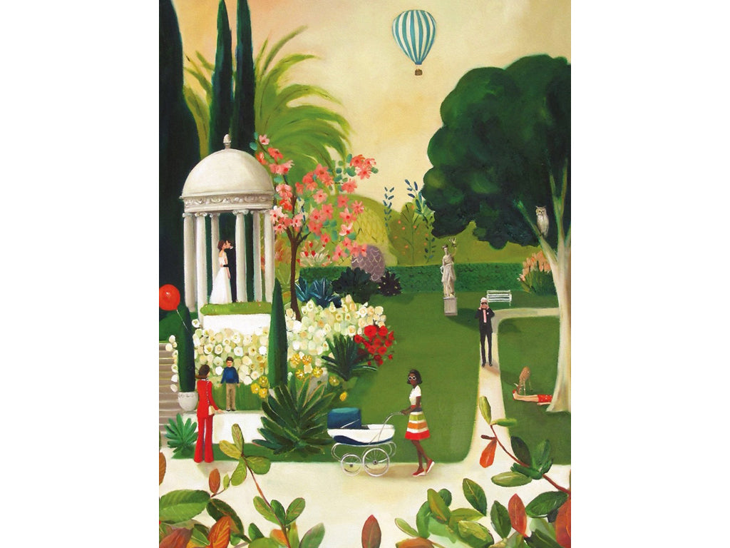 New York Puzzle Company Puzzel Flauwvallen in de Botanische Tuin - 1000 stukjes