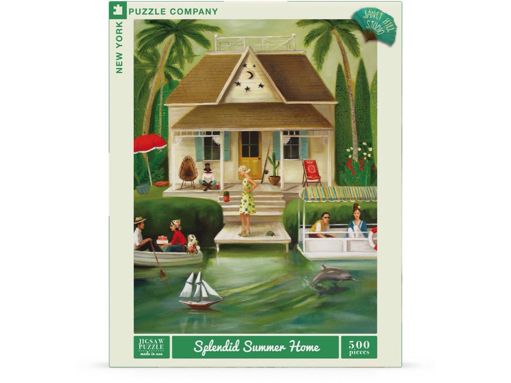 New York Puzzle Company Puzzle Beautiful Summer House - 500 pieces