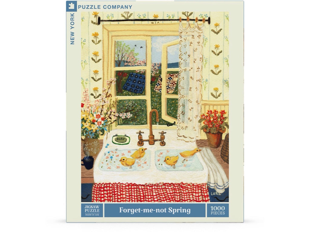 New York Puzzle Company Puzzel Forget-me-not Spring - 1000 stukjes